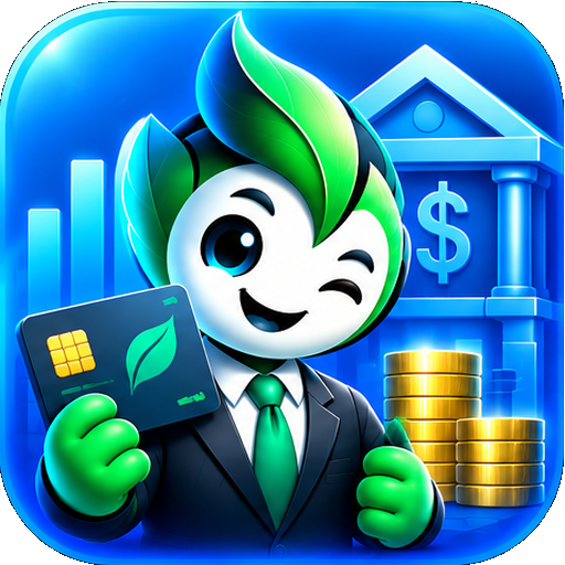 SadiFI mascot with a bank card